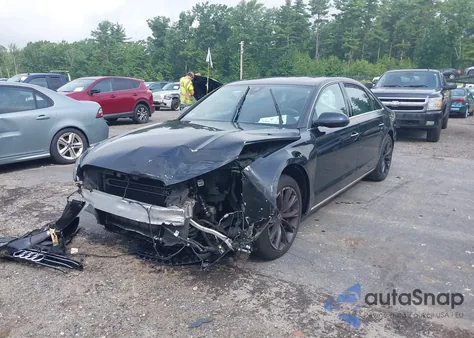 2012 Audi A8 L 4.2 из США, поврежденный, VIN WAURVAFDXCN017546